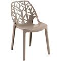 Kd Americana Modern Cornelia Dining Chair, Solid Taupe KD3578488